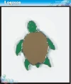 Turtle blank fridge magnet souvenirs can be customized details Picture